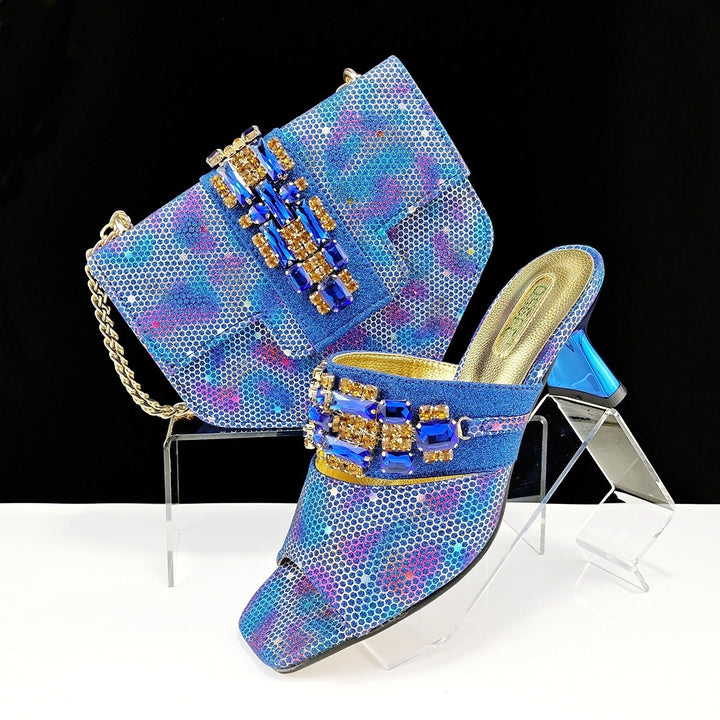 Glamoré™ – Camouflage Heels & Clutch Set - Glow Goddess