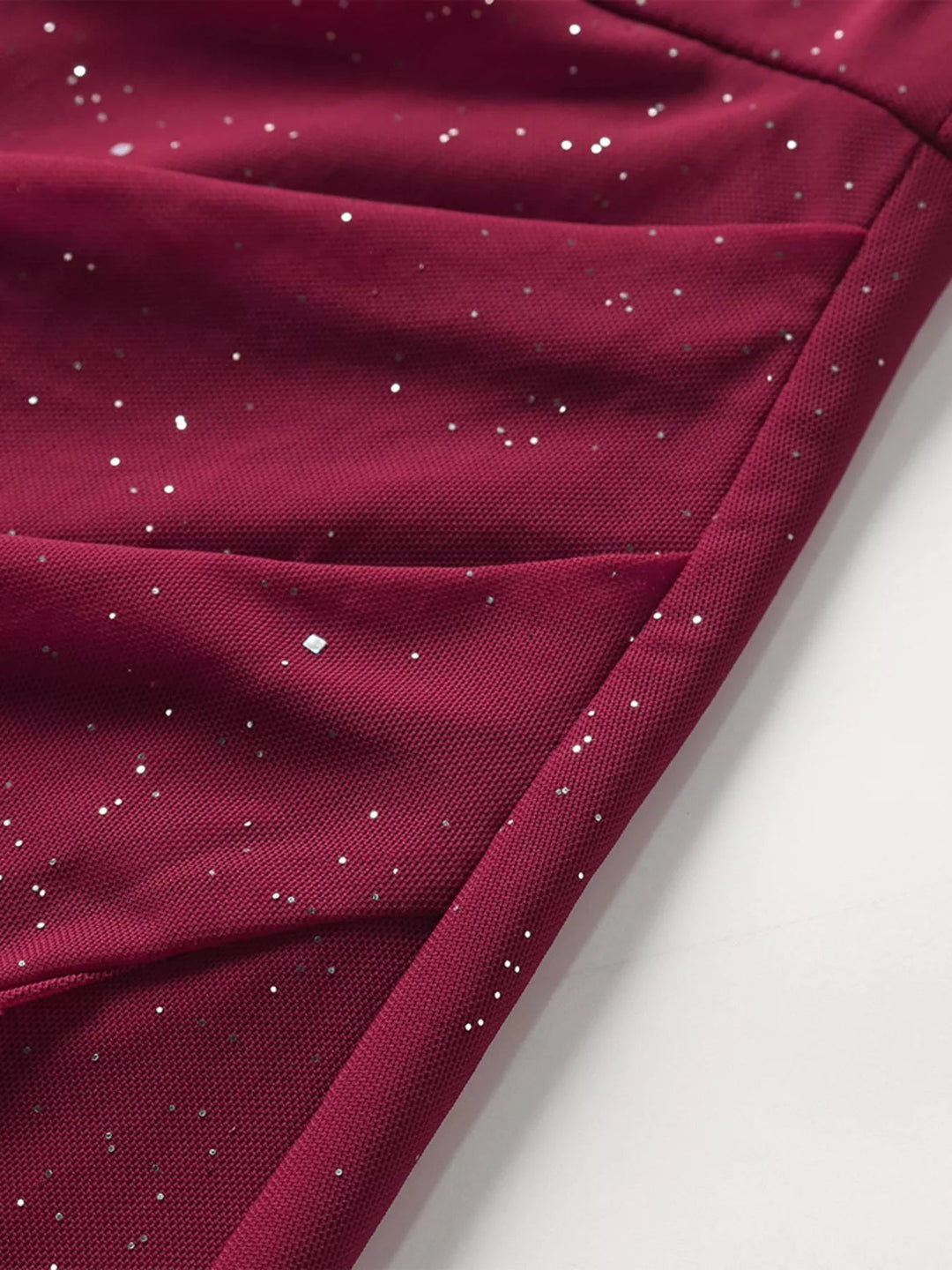 Glitter Slit Maxi Dress - Glow Goddess