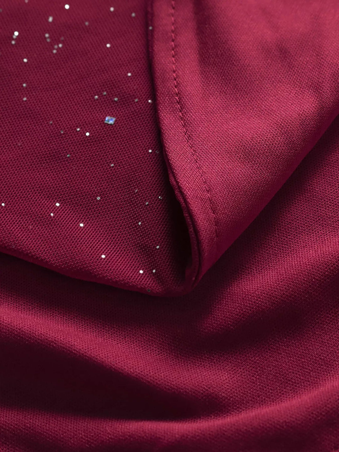 Glitter Slit Maxi Dress - Glow Goddess