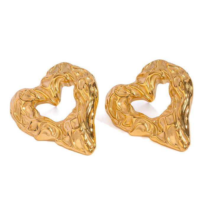 Helene Heart Earrings - Glow Goddess