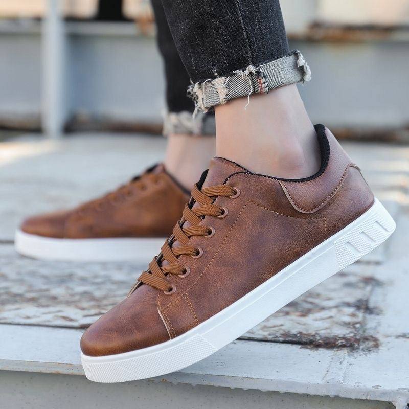 Lace - up Flat Shoes Men's Fashion Casual Shoes - Glow Goddess