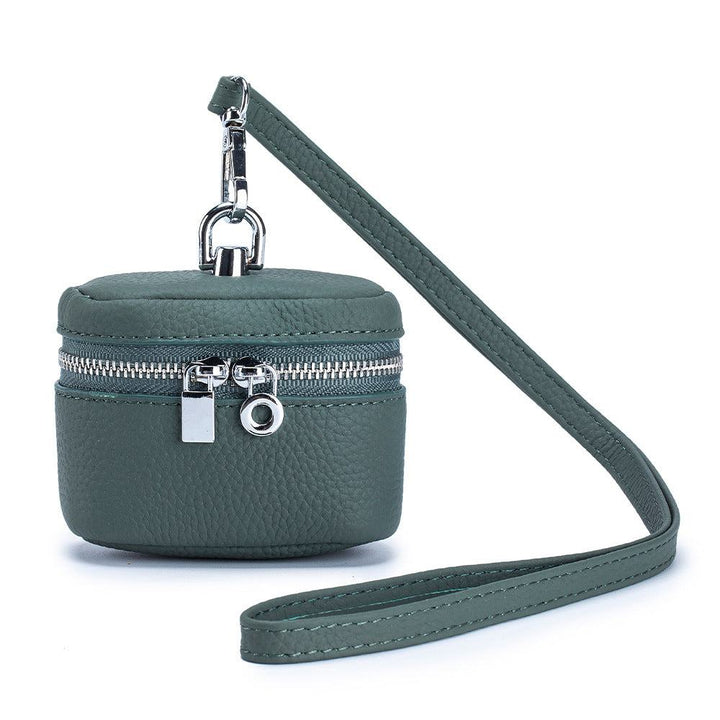 Leather Small Neck - hanging Coin Purse Simple And Portable - Glow Goddess