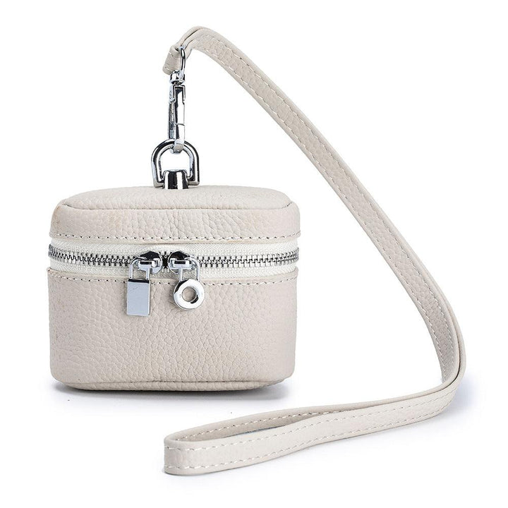 Leather Small Neck - hanging Coin Purse Simple And Portable - Glow Goddess