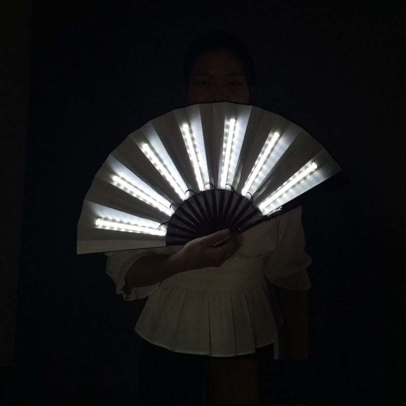 LED Luminous Fan Color Folding Fan - Glow Goddess