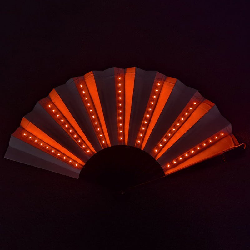 LED Luminous Fan Color Folding Fan - Glow Goddess
