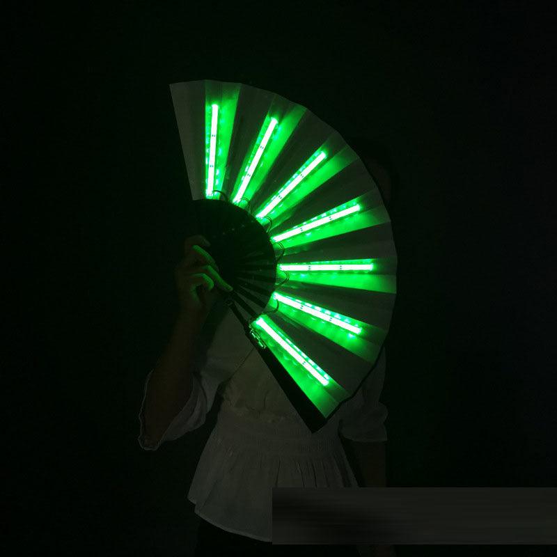 LED Luminous Fan Color Folding Fan - Glow Goddess