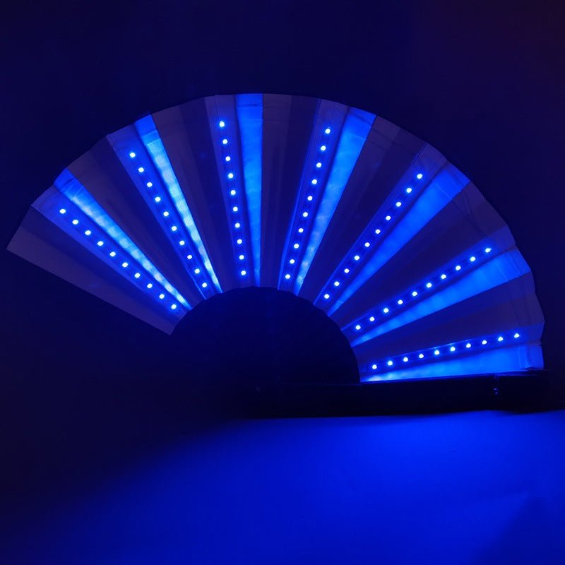 LED Luminous Fan Color Folding Fan - Glow Goddess