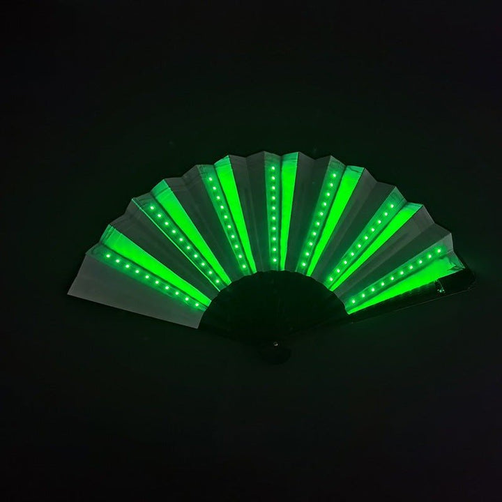 LED Luminous Fan Color Folding Fan - Glow Goddess