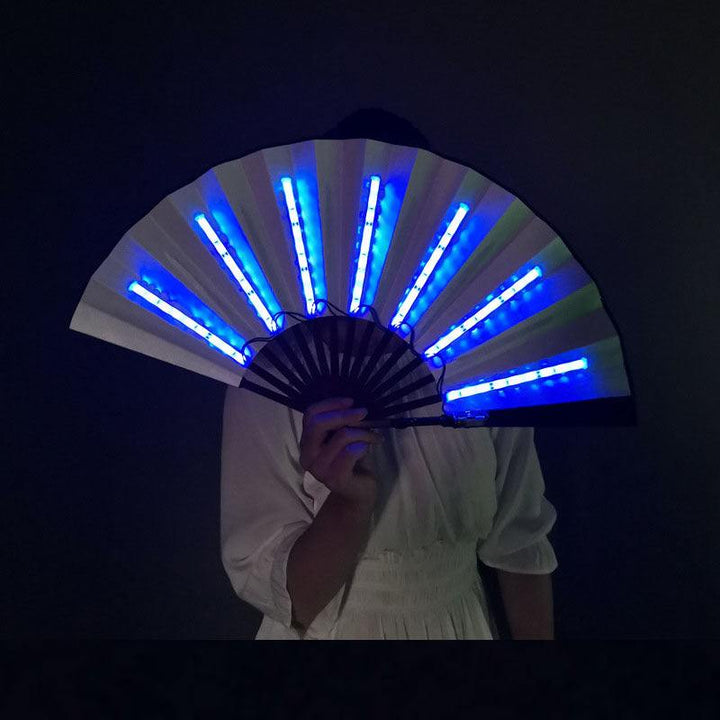 LED Luminous Fan Color Folding Fan - Glow Goddess
