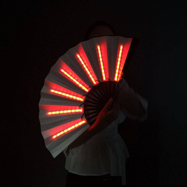 LED Luminous Fan Color Folding Fan - Glow Goddess