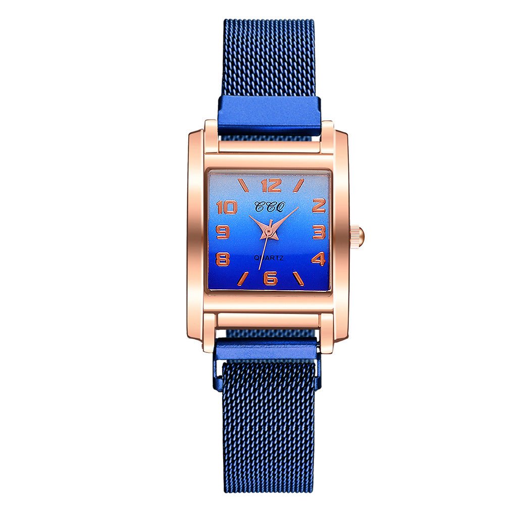 Magnetic buckle casual quartz female watch - Glow Goddess