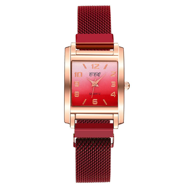 Magnetic buckle casual quartz female watch - Glow Goddess