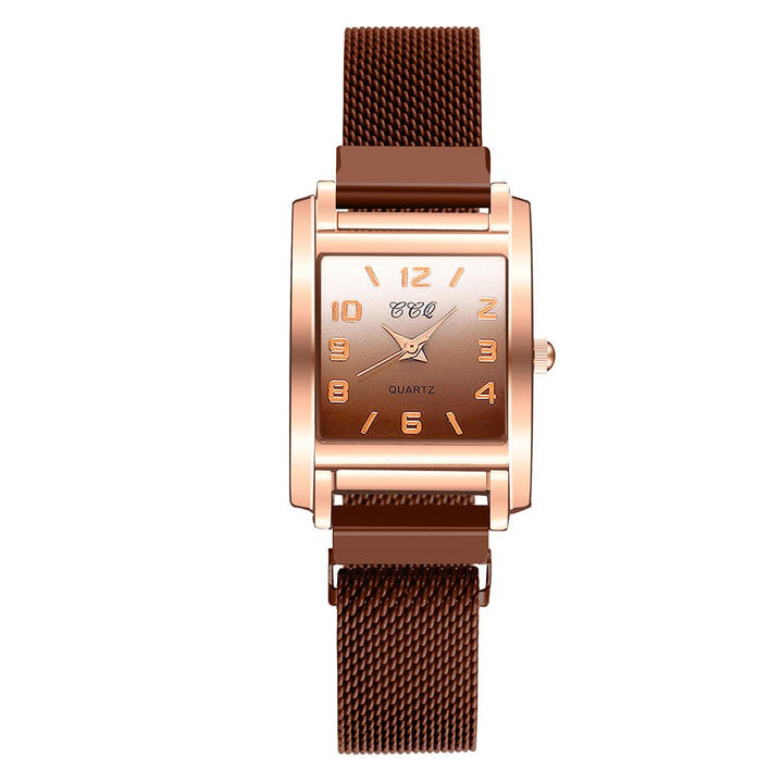 Magnetic buckle casual quartz female watch - Glow Goddess