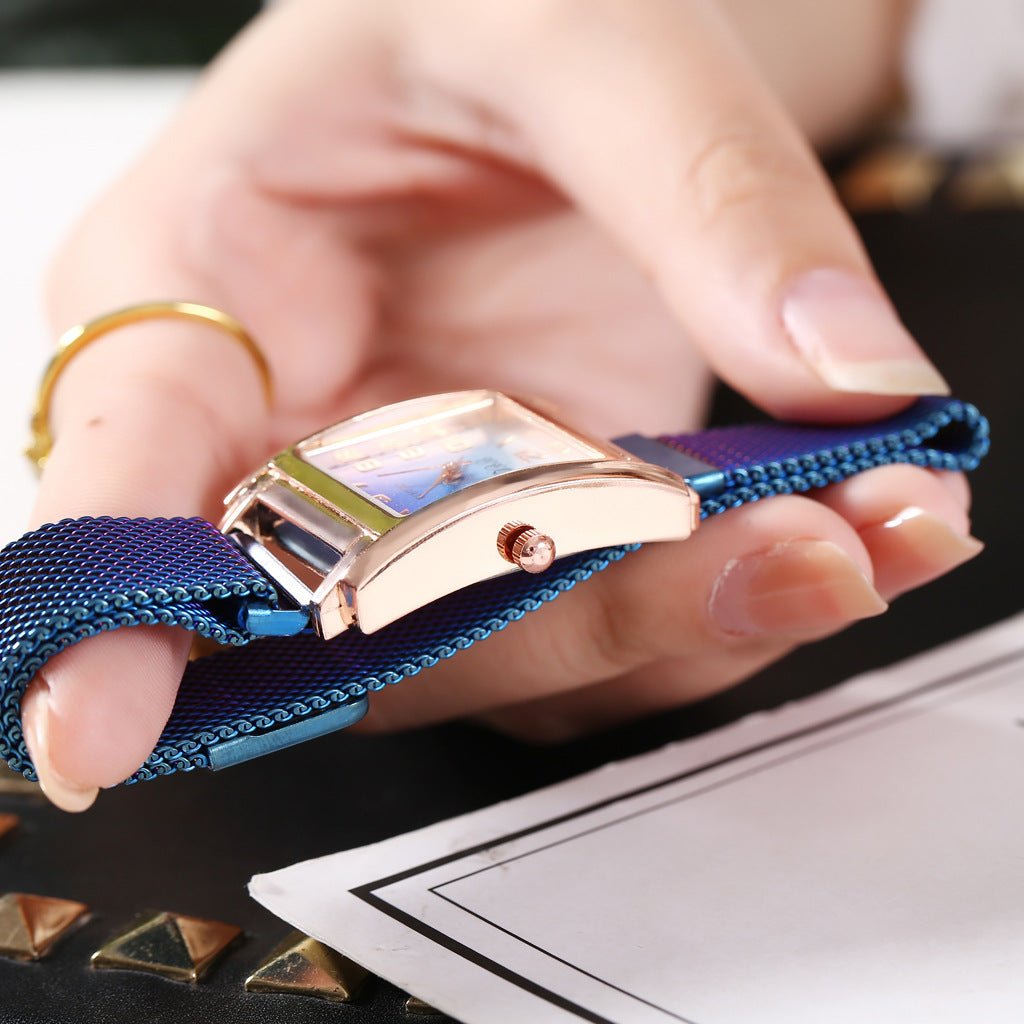 Magnetic buckle casual quartz female watch - Glow Goddess