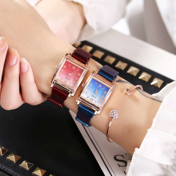 Magnetic buckle casual quartz female watch - Glow Goddess