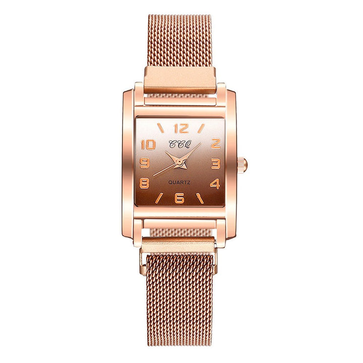 Magnetic buckle casual quartz female watch - Glow Goddess