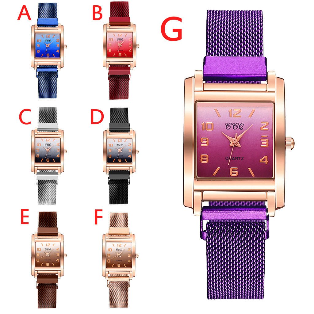 Magnetic buckle casual quartz female watch - Glow Goddess