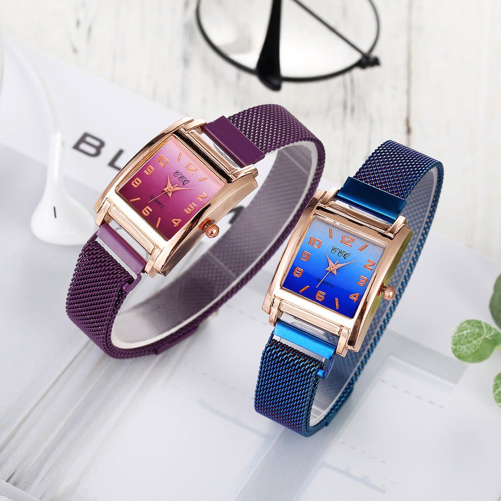 Magnetic buckle casual quartz female watch - Glow Goddess