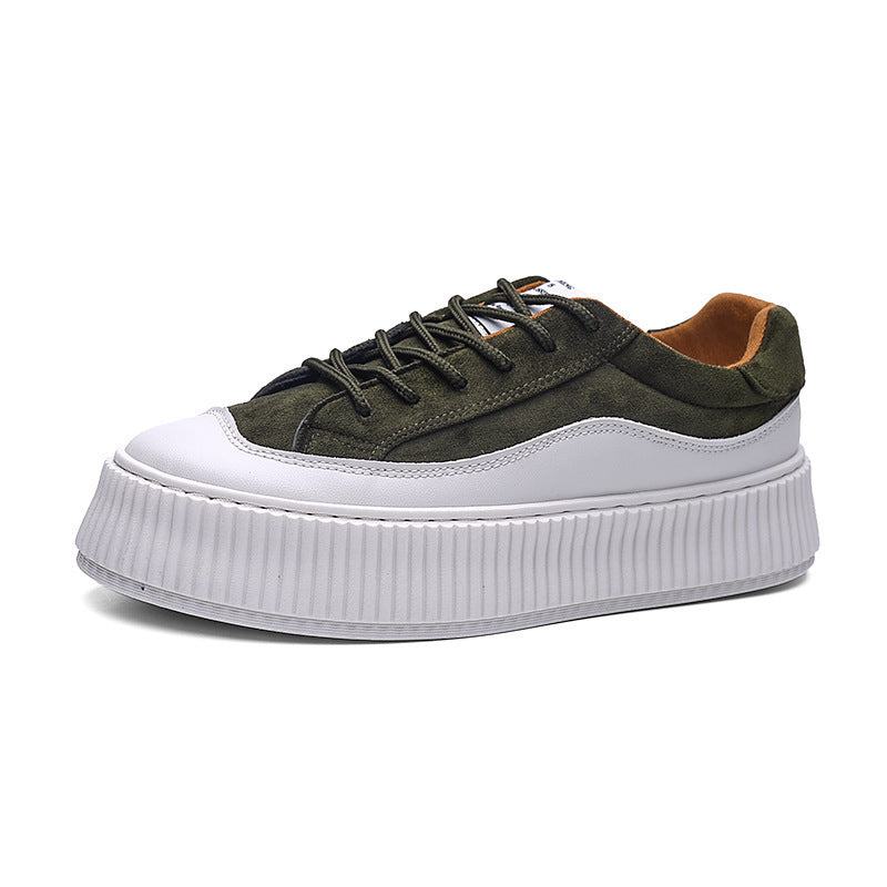 Outdoor Trendy White Shoes Lace - up Breathable Men - Glow Goddess