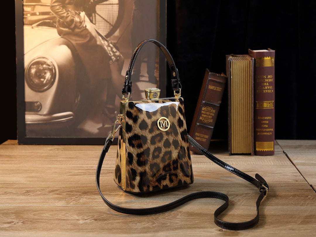 Patent Leather Glossy One Shoulder Can Be Crossbody Bag Light Luxury All - matching - Glow Goddess