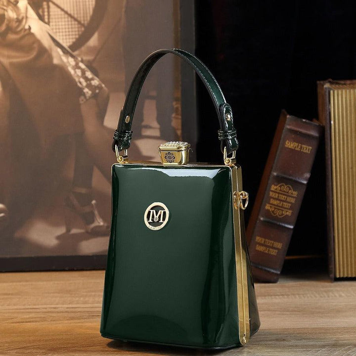 Patent Leather Glossy One Shoulder Can Be Crossbody Bag Light Luxury All - matching - Glow Goddess