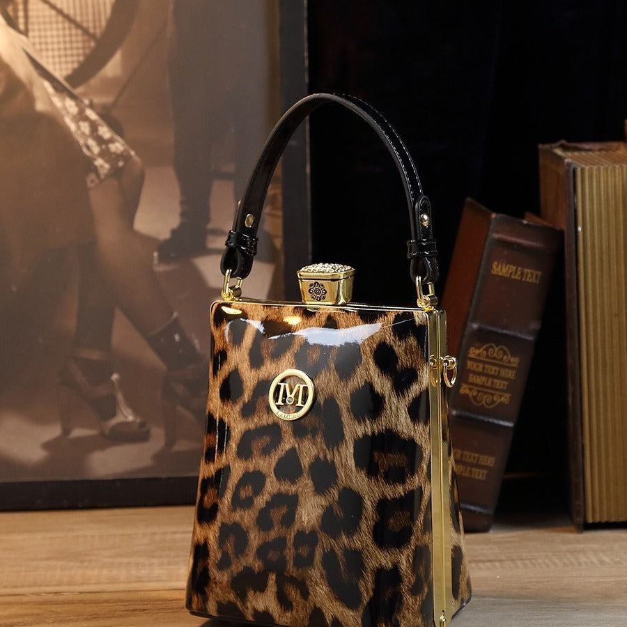 Patent Leather Glossy One Shoulder Can Be Crossbody Bag Light Luxury All - matching - Glow Goddess