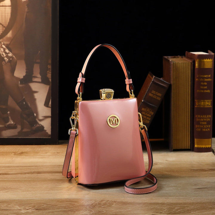 Patent Leather Glossy One Shoulder Can Be Crossbody Bag Light Luxury All - matching - Glow Goddess