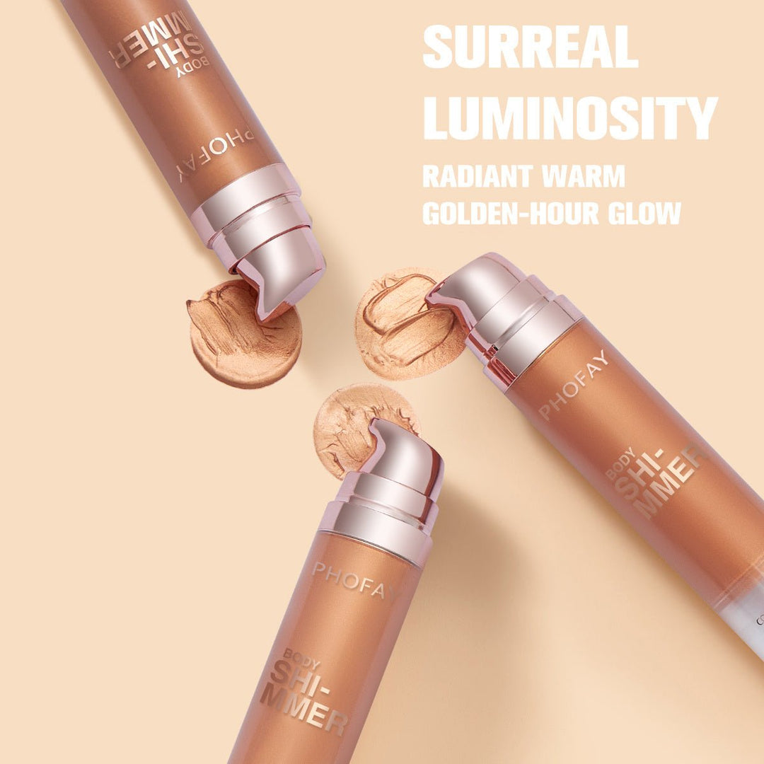 PHOFAY Body Shimmer Oil - Glow Goddess