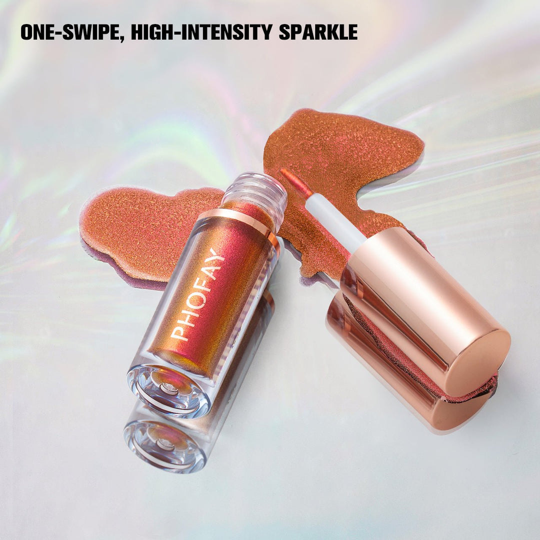 PHOFAY Liquid Glitter Eyeliner Set - Glow Goddess
