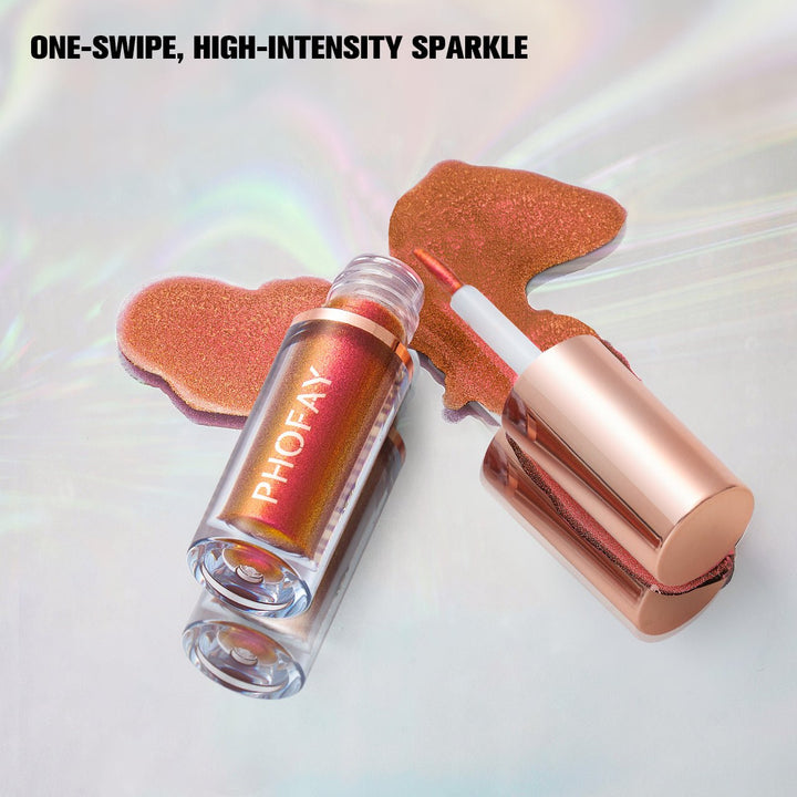 PHOFAY Liquid Glitter Eyeliner Set - Glow Goddess