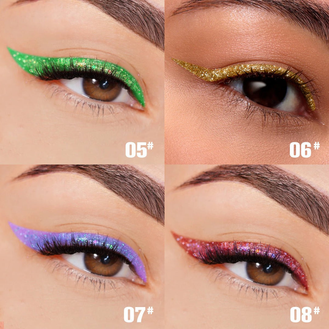 PHOFAY Liquid Glitter Eyeliner Set - Glow Goddess