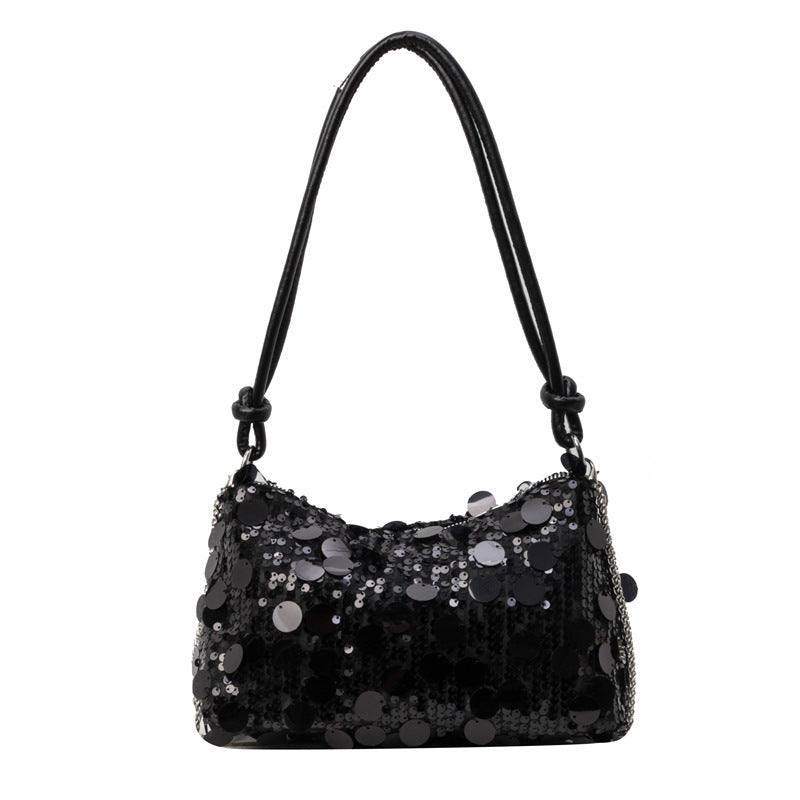 Pouches Women's Sequined Chain Shoulder Messenger Bag - Glow Goddess