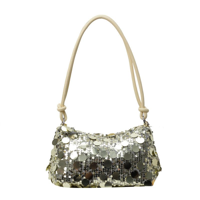 Pouches Women's Sequined Chain Shoulder Messenger Bag - Glow Goddess