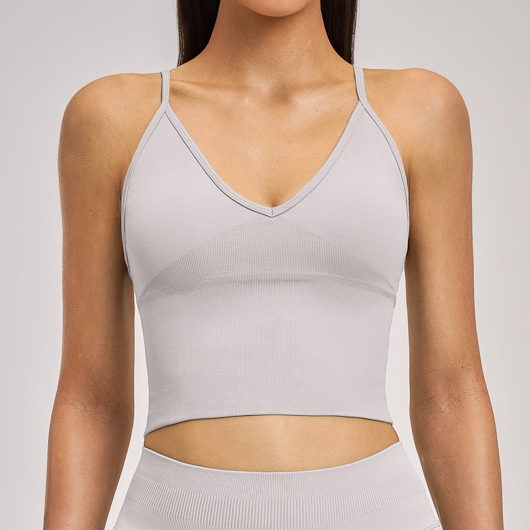 Seamless Shockproof Yoga Bra Quick - Drying Sports Top - Glow Goddess