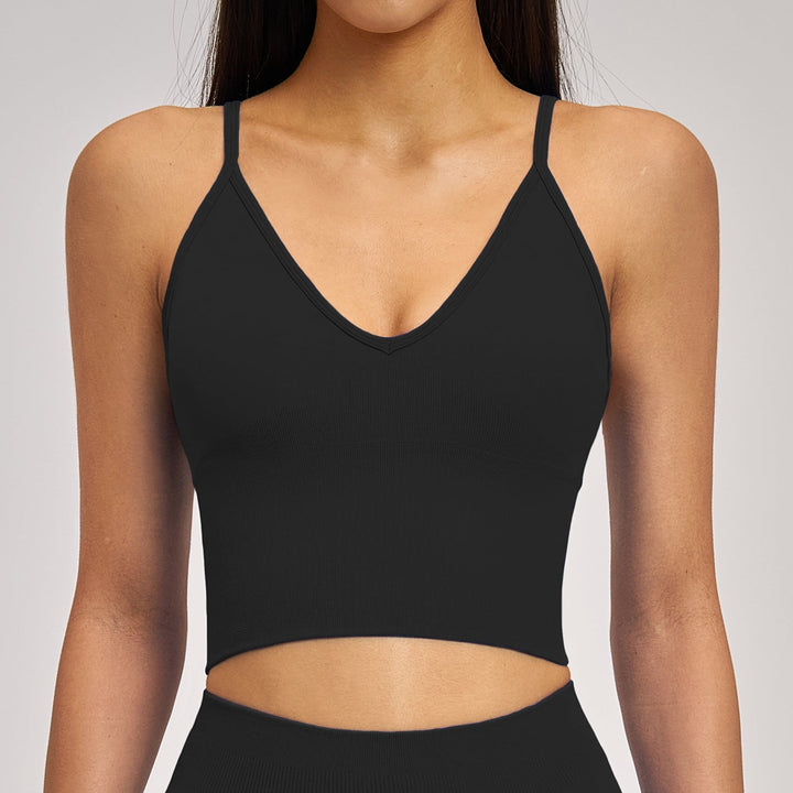 Seamless Shockproof Yoga Bra Quick - Drying Sports Top - Glow Goddess