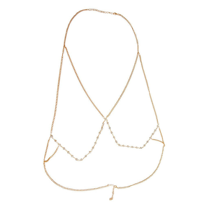 Sexy Bikini Bra Necklace Body Necklace Set - Glow Goddess