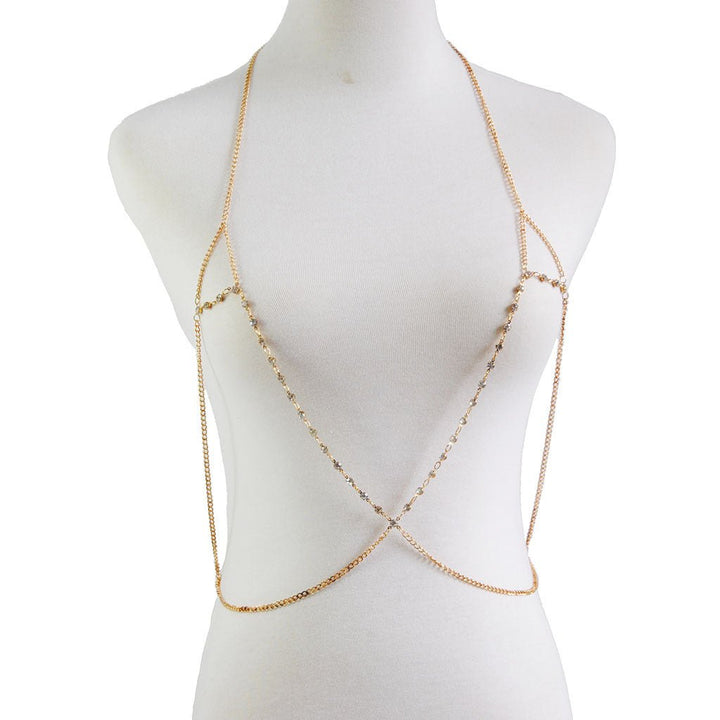 Sexy Bikini Bra Necklace Body Necklace Set - Glow Goddess