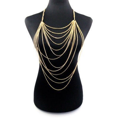 Tassel Diamond Multilayer Body Chain - Glow Goddess