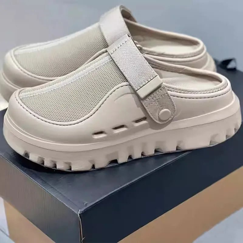 Women Mesh Slippers Flats Mules Shoes Slingback Beach Sandals Summer 2025 Brand Sport Sneakers Casual Walking Sandalias De Mujer - Glow Goddess