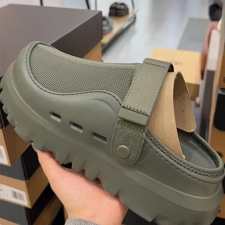 Women Mesh Slippers Flats Mules Shoes Slingback Beach Sandals Summer 2025 Brand Sport Sneakers Casual Walking Sandalias De Mujer - Glow Goddess