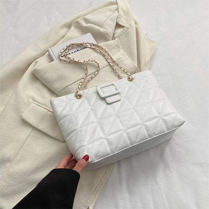 Women Shoulder Bags New Trendy Chic Chanel - style Rhombus Chain Bag - Glow Goddess