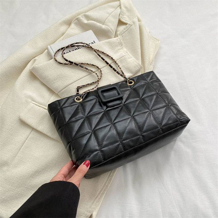 Women Shoulder Bags New Trendy Chic Chanel - style Rhombus Chain Bag - Glow Goddess