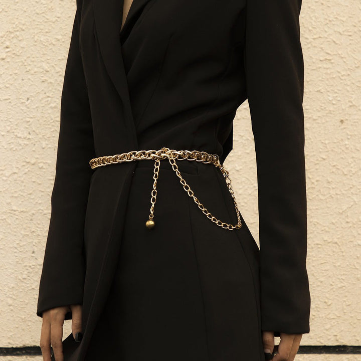 Women's Dress Waist Body Chain - Glow Goddess