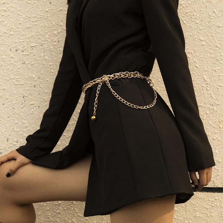Women's Dress Waist Body Chain - Glow Goddess