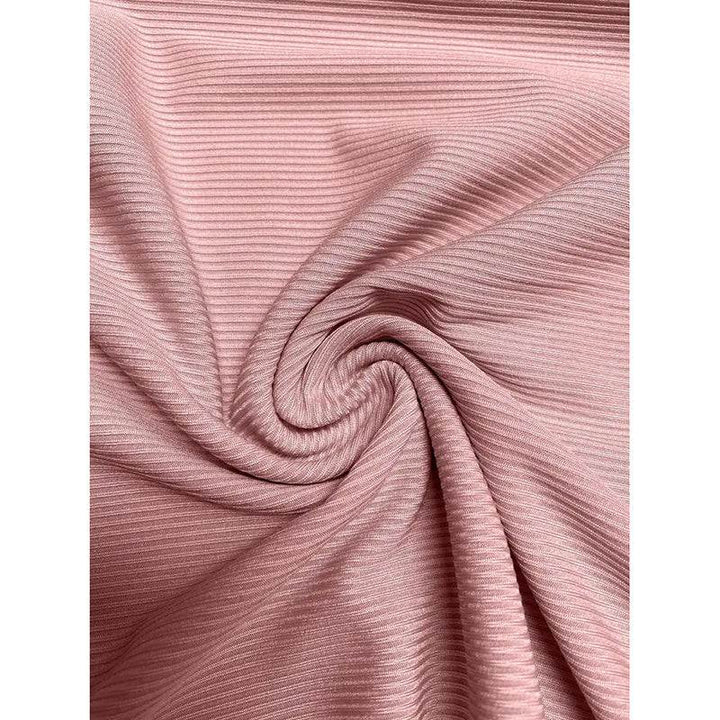 Womens Long Sleeves Ribbed Knit Tunic Shirts Scoop Neck Button - Up Tops Slim Fit Blouses - Glow Goddess