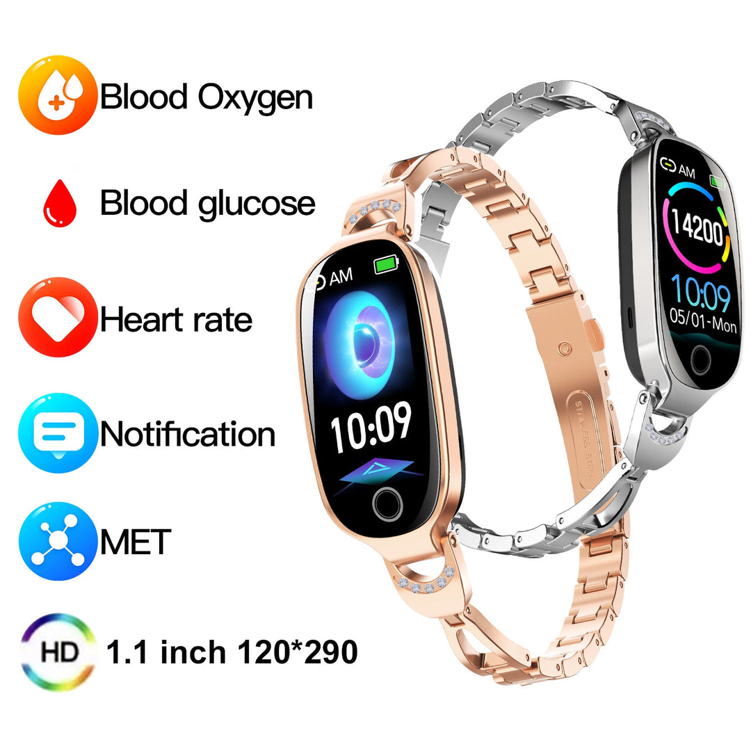 Women's Smart Watch Non - invasive Blood Glucose Menstrual Reminder - Glow Goddess