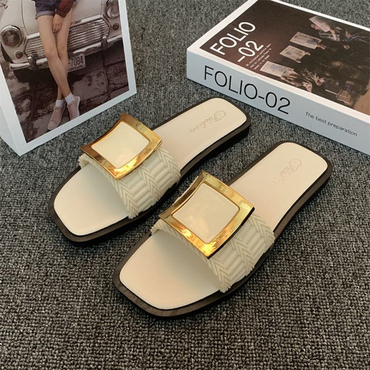 Women's Summer Flat Slippers All - match Casual - Glow Goddess