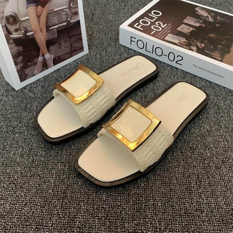Women's Summer Flat Slippers All - match Casual - Glow Goddess