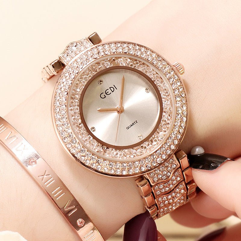 Women's watch with diamond strap - Glow Goddess