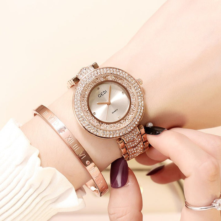 Women's watch with diamond strap - Glow Goddess
